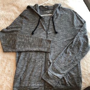 Express men’s lightweight zip up hoodie size M